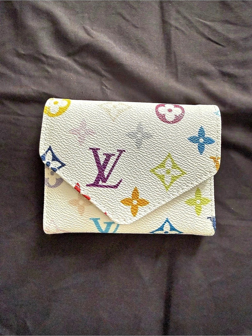 Louis Vuitton Multicolor Wallet in White